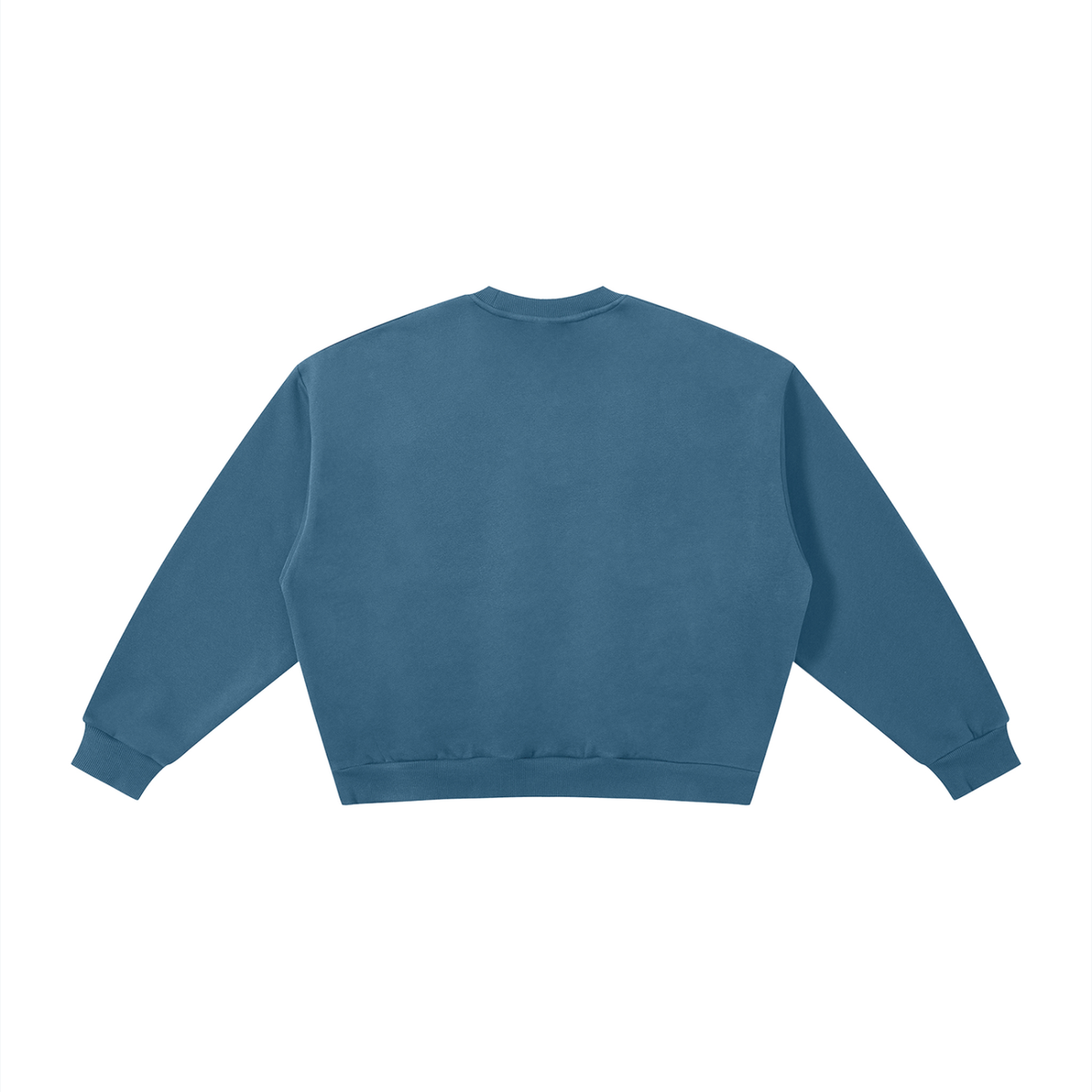 The GFG Heritage Boxy Fleece Crewneck — White Lettering