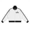 The GFG Heritage Cropped Track Jacket — Black Crown