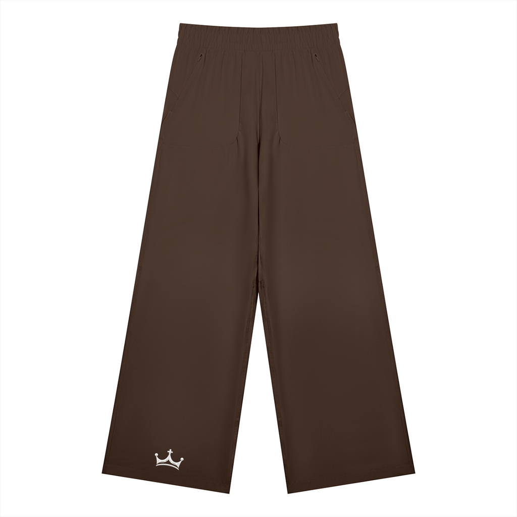 The GFG Heritage Wide Leg Yoga Pants — White Crown