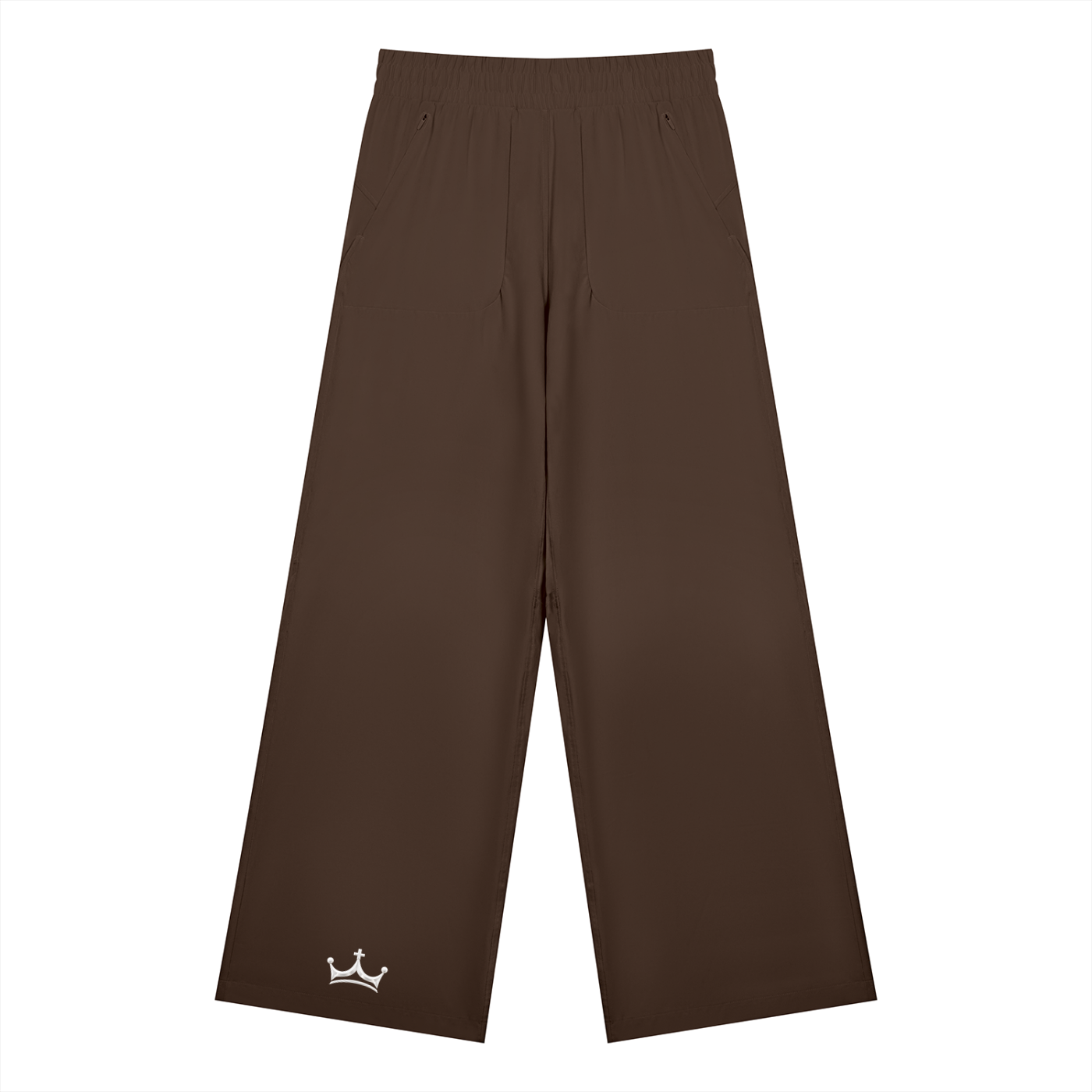 The GFG Heritage Wide Leg Yoga Pants — White Crown