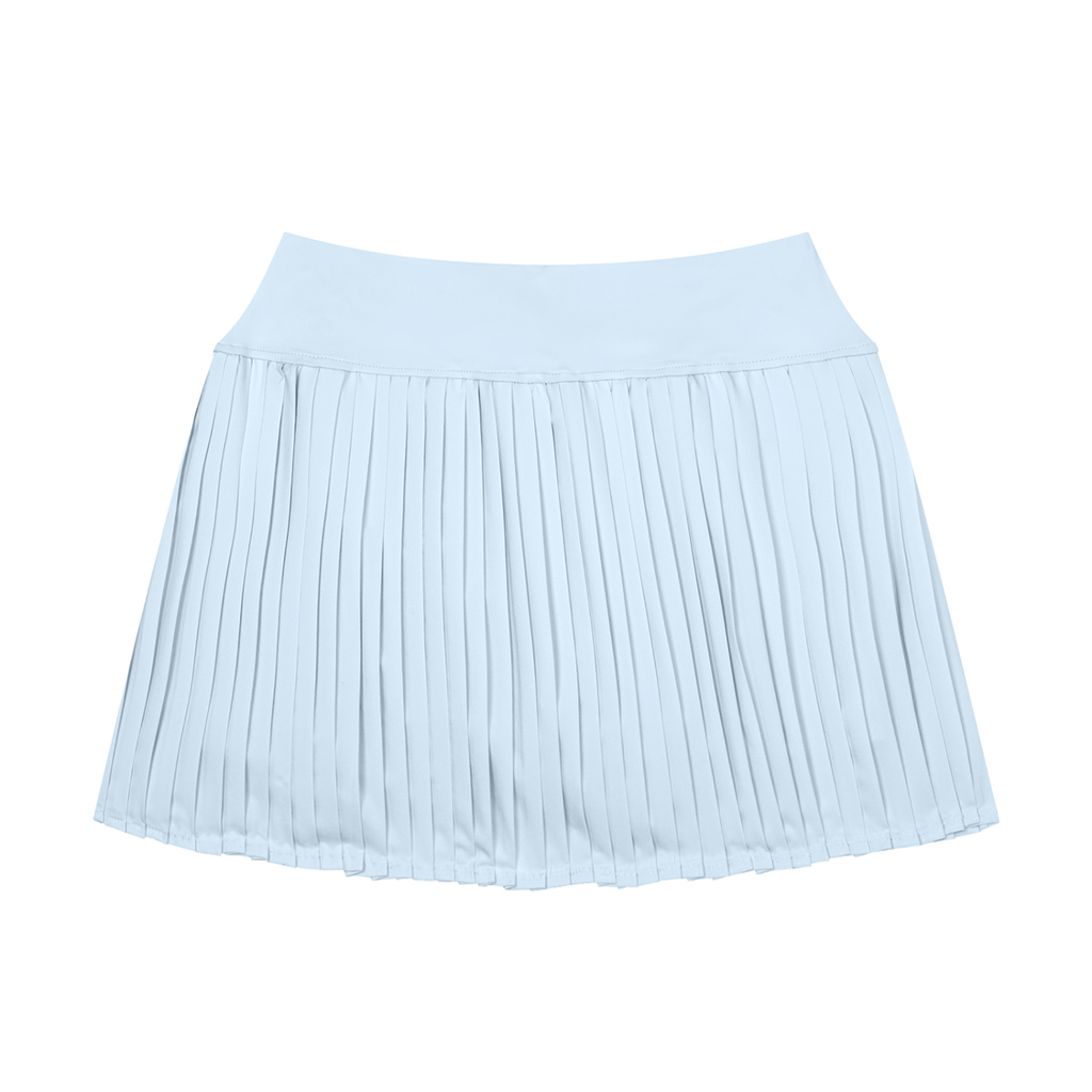 The GFG Heritage Pleated Yoga Skort — Black Crown