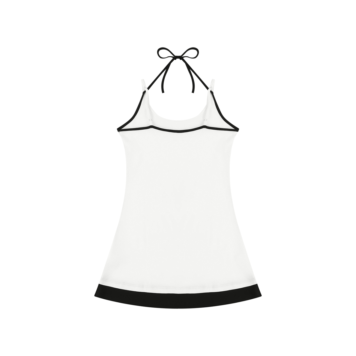 The GFG Heritage Bow-Tie Cami Dress — Black Crown
