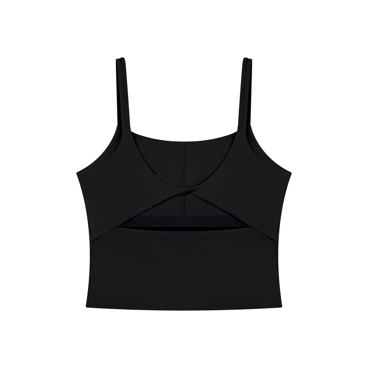 The GFG Heritage Yoga Crop Tank — White Crown