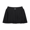 The GFG Heritage Pleated Yoga Skort — White Crown