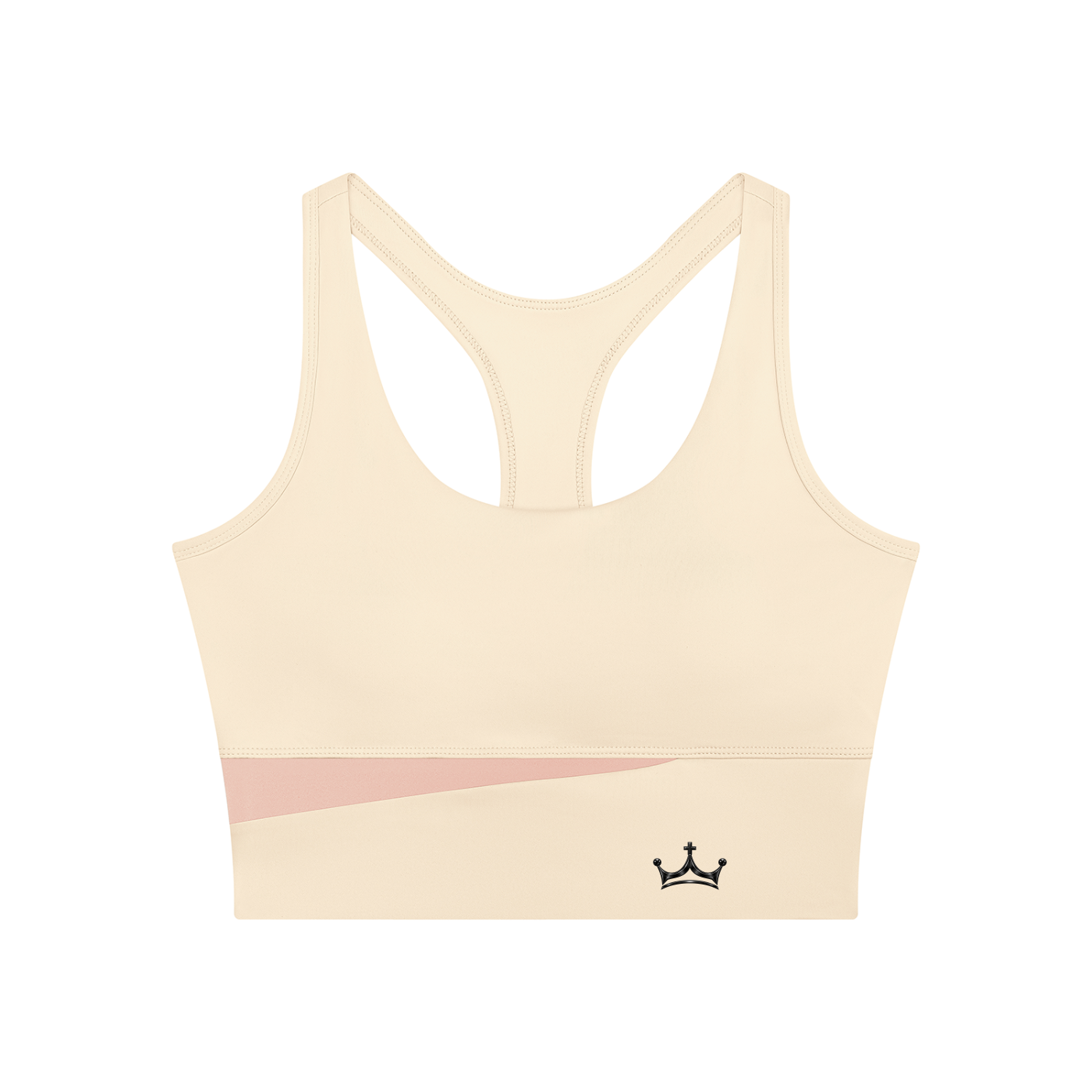 The GFG Heritage Color Block Yoga Tank — Black Crown