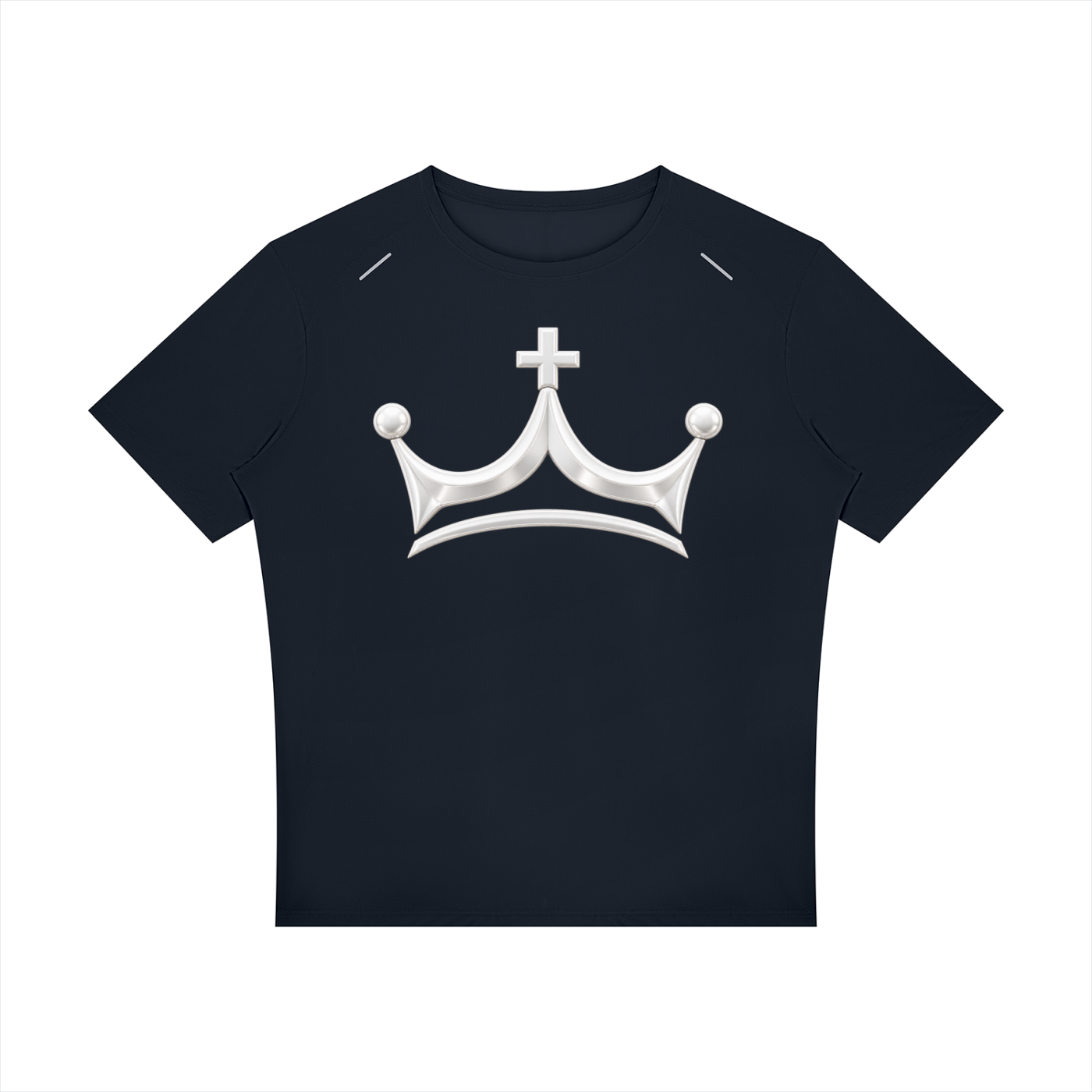 The GFG Heritage Raglan Tee — White Crown