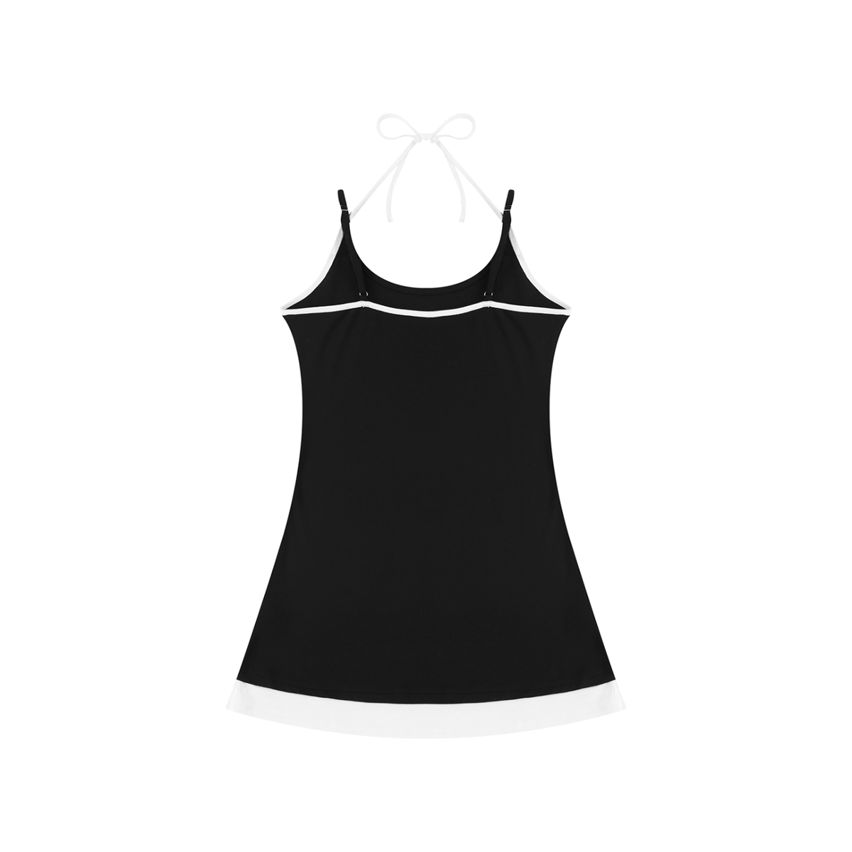 The GFG Heritage Bow-Tie Cami Dress — White Crown