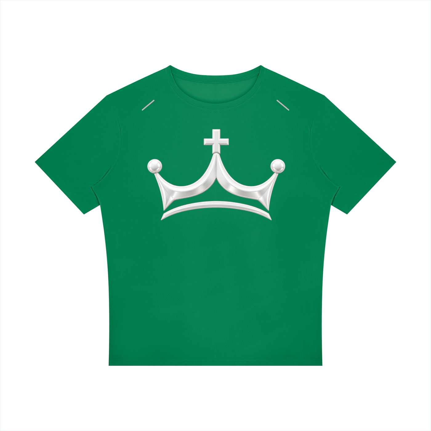 The GFG Heritage Raglan Tee — White Crown