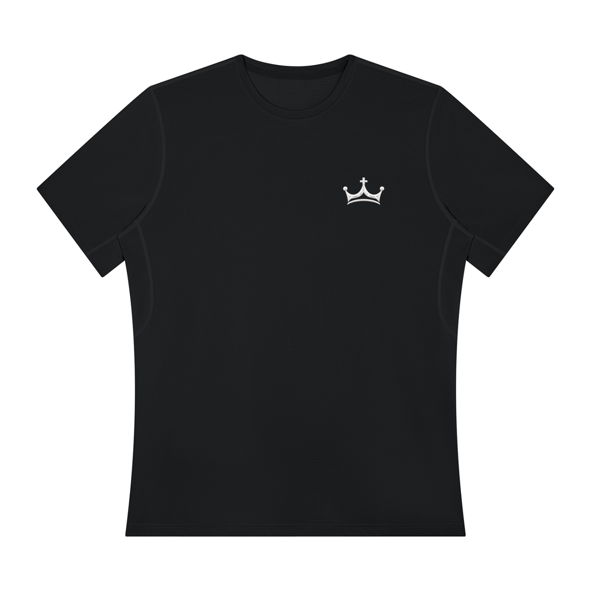 The GFG Heritage Regular-Fit Performance Tee — Silver Crown