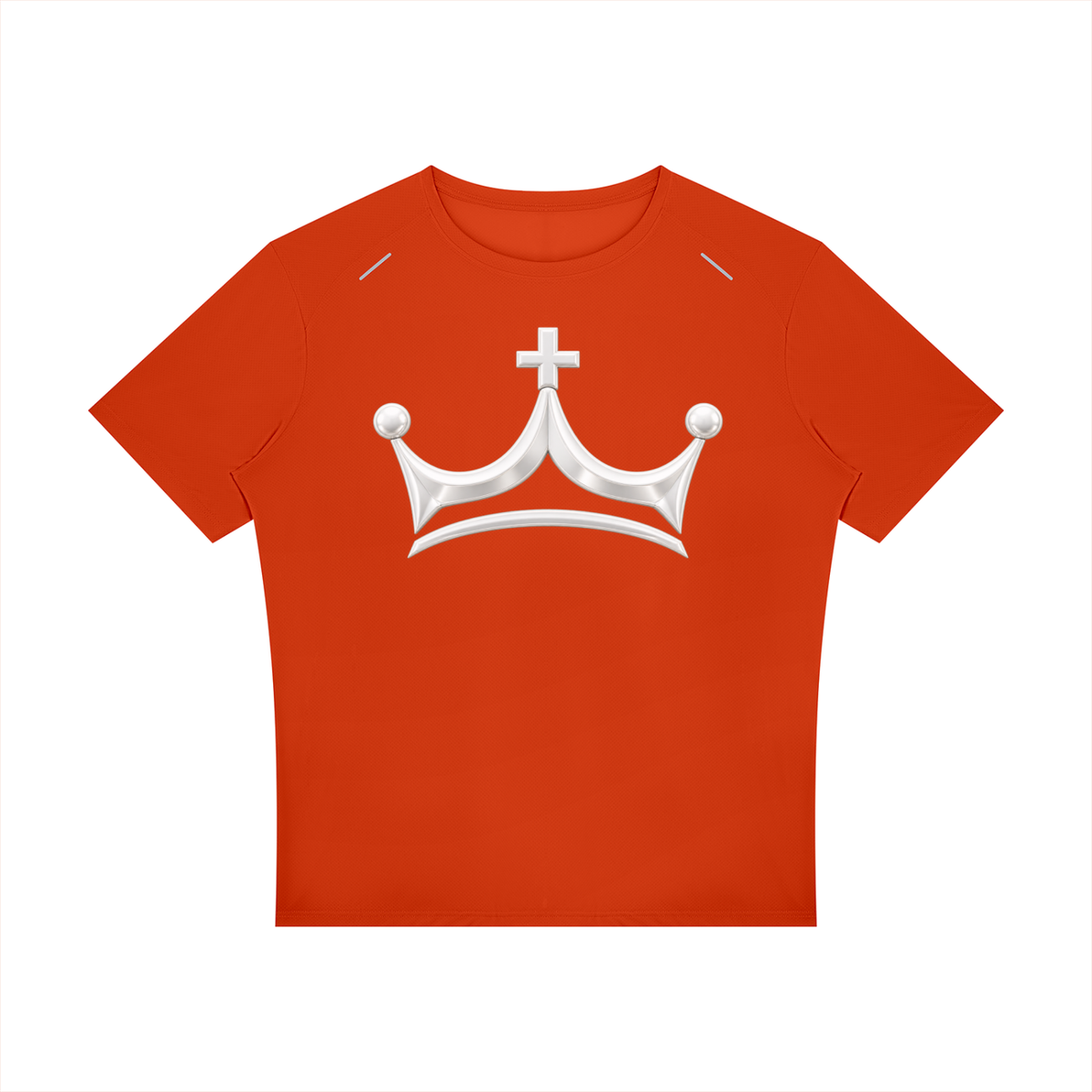 The GFG Heritage Raglan Tee — White Crown