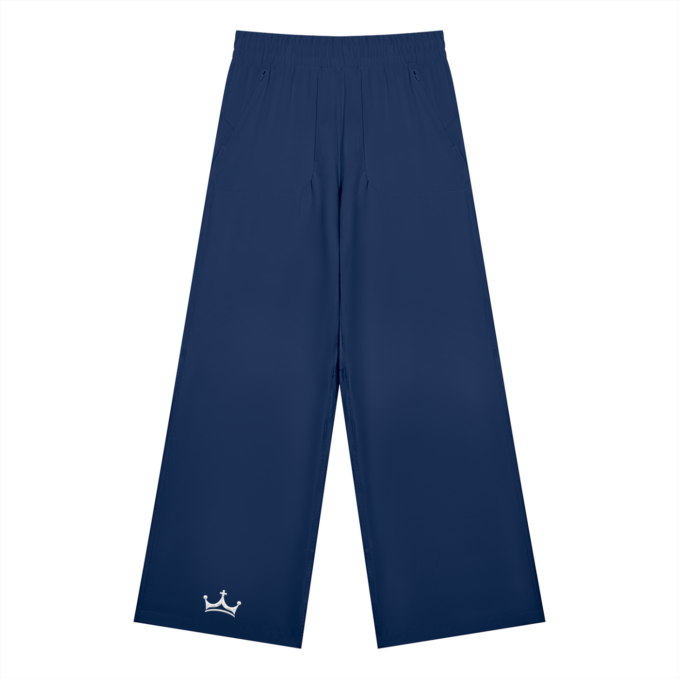 The GFG Heritage Wide Leg Yoga Pants — White Crown