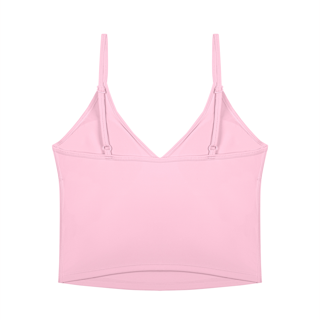 The GFG Heritage V-Neck Yoga Tank — Black Crown