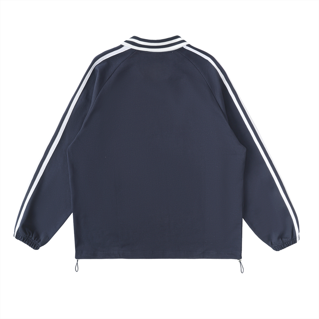 The GFG Heritage Lapel Collar Sweatshirt — White Crown