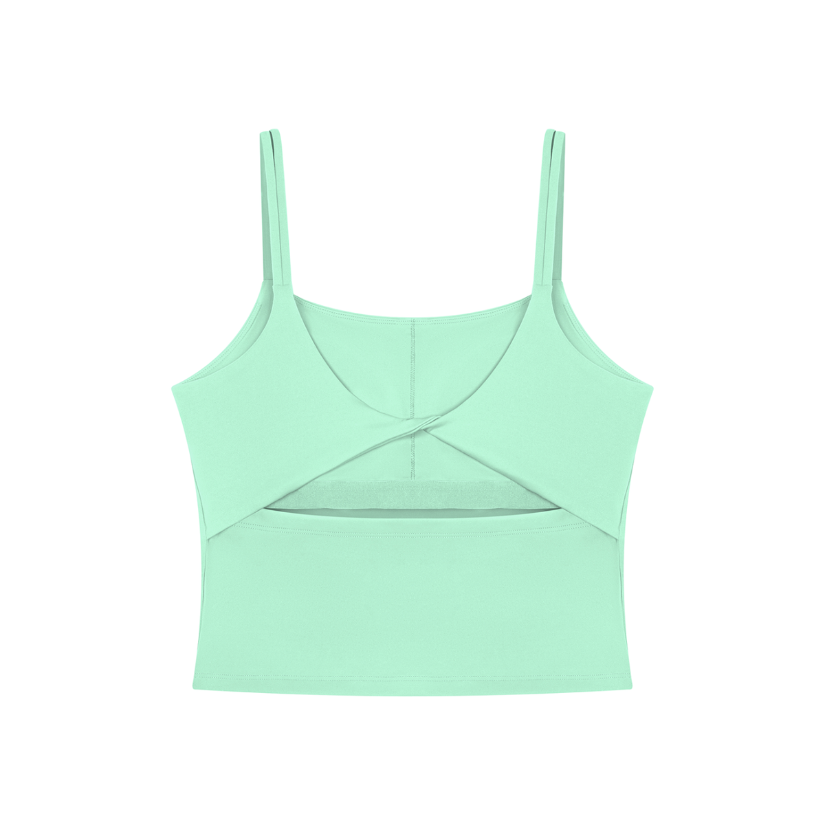 The GFG Heritage Yoga Crop Tank — Black Crown