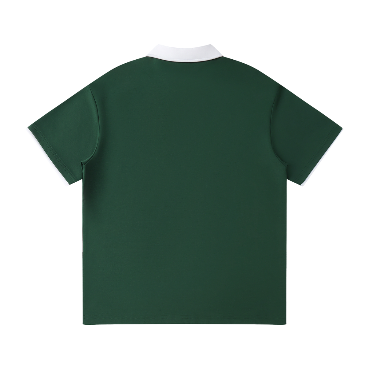 The GFG Heritage Contrast Raglan Polo — White Crown