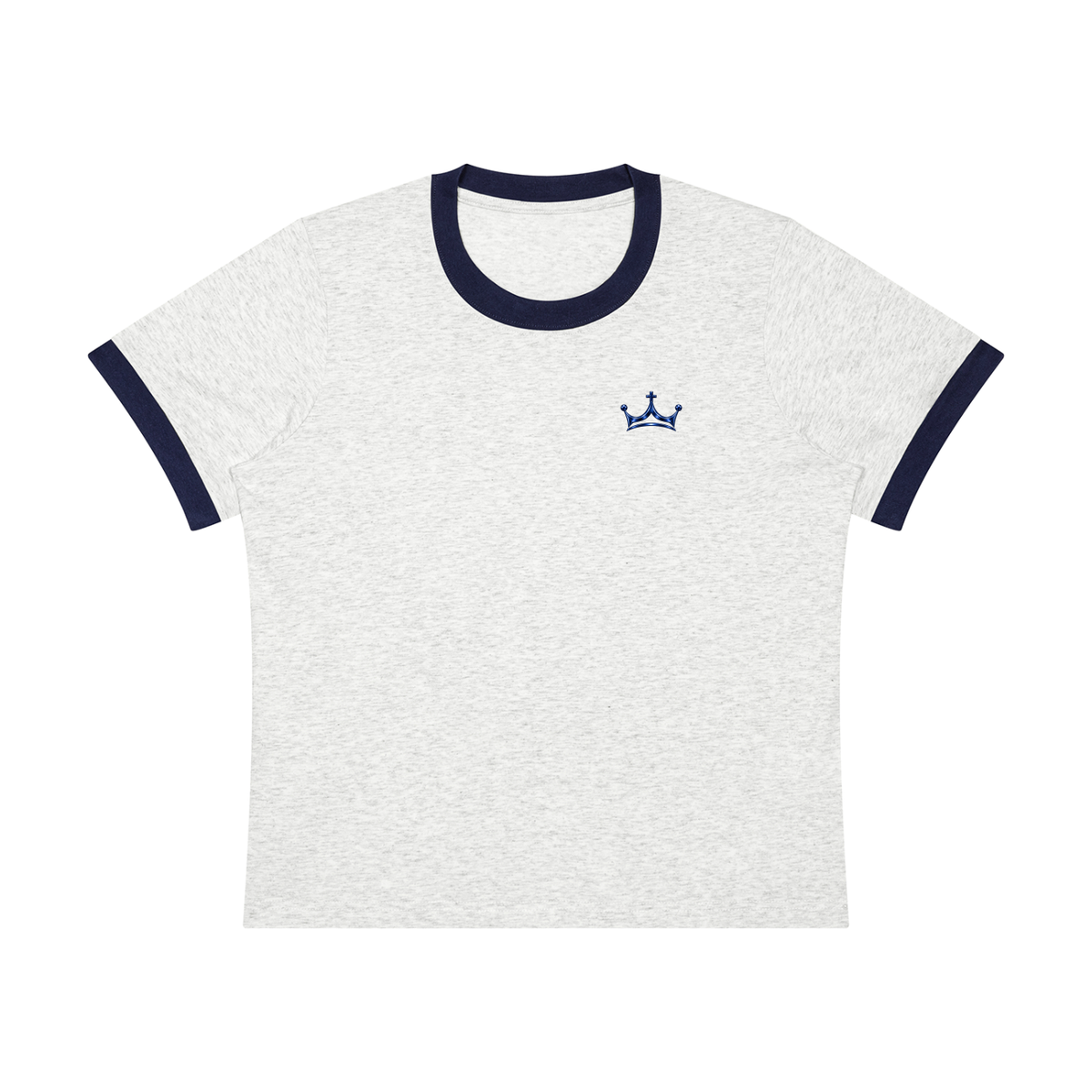 The GFG Heritage Colour Block Ringer Tee — Navy Crown