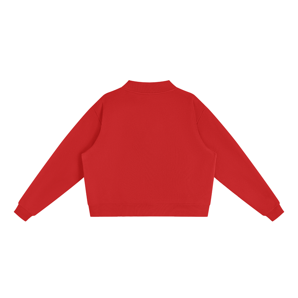 The Navy Crown Mock-Neck