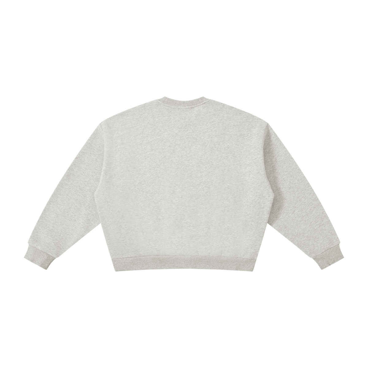 The GFG Heritage Boxy Fleece Crewneck — Tonal Lettering