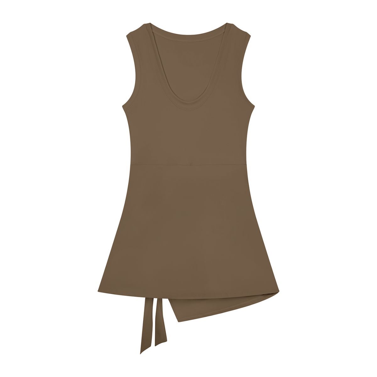 The GFG Heritage Wrap-Tie Dress — White Crown