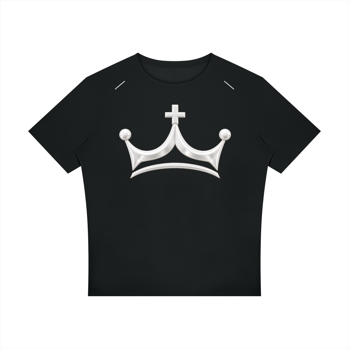 The GFG Heritage Raglan Tee — White Crown