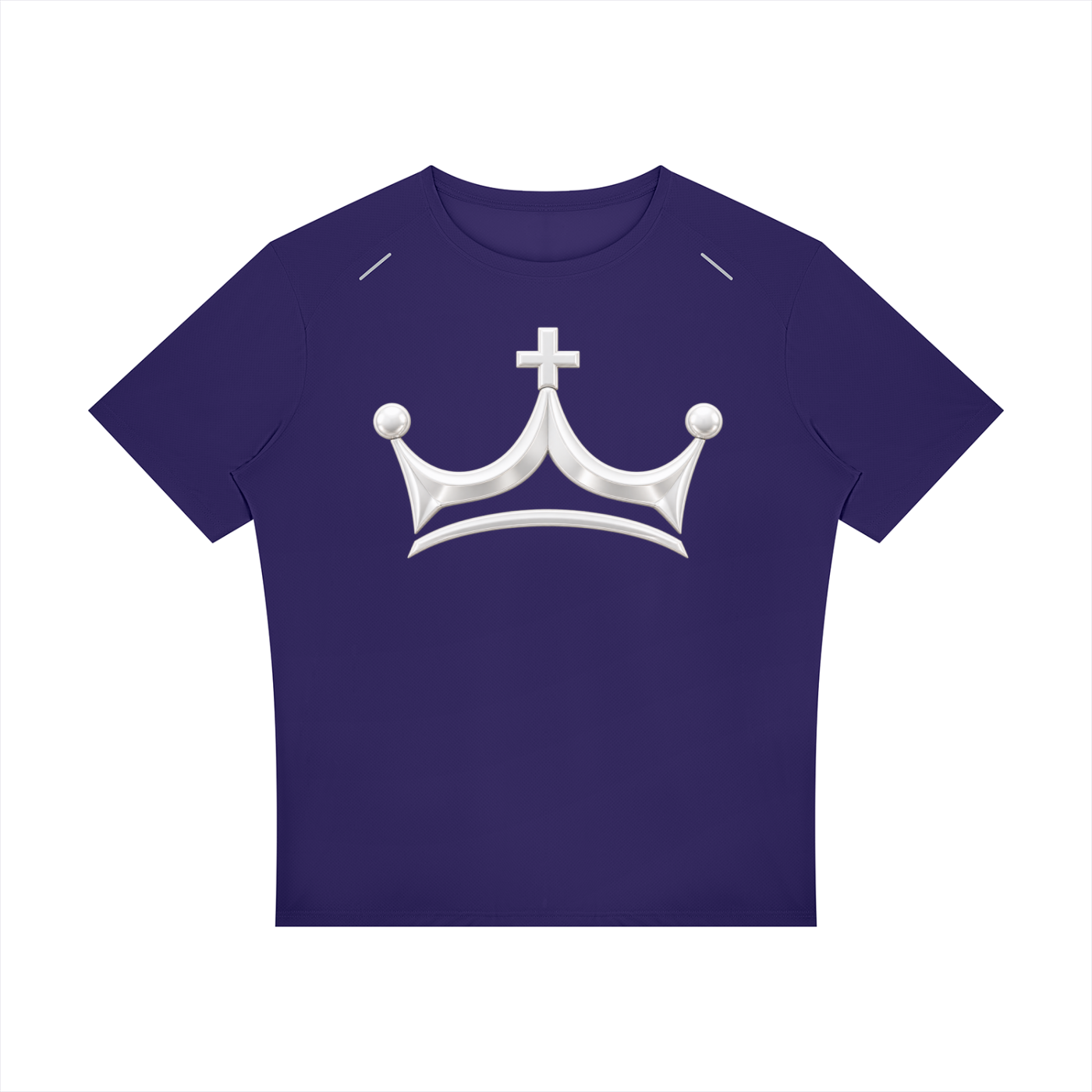 The GFG Heritage Raglan Tee — White Crown