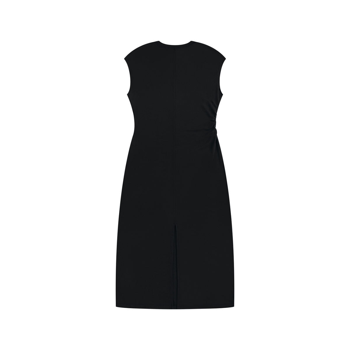 The GFG Heritage Ruched Midi Dress — Silver Crown