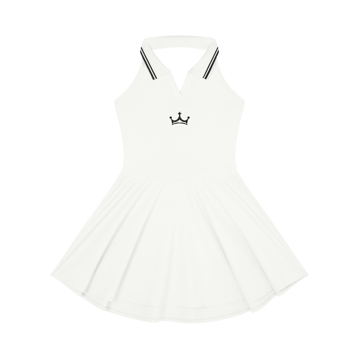 The GFG Heritage Tennis Dress — Black Crown