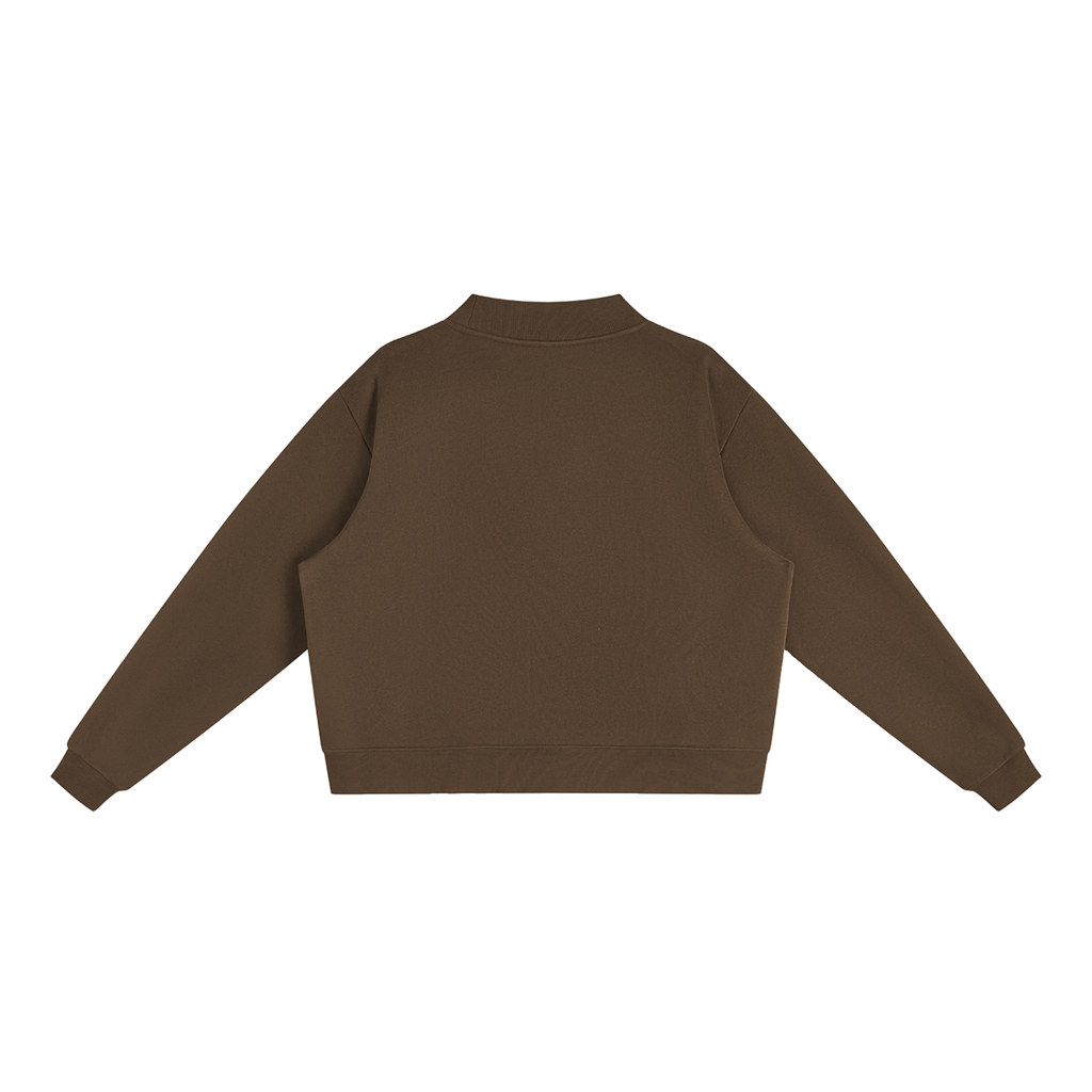 The Navy Crown Mock-Neck