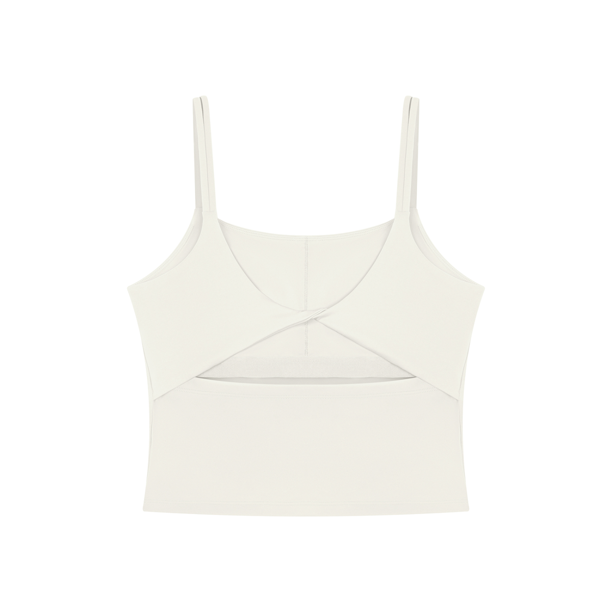 The GFG Heritage Yoga Crop Tank — Black Crown