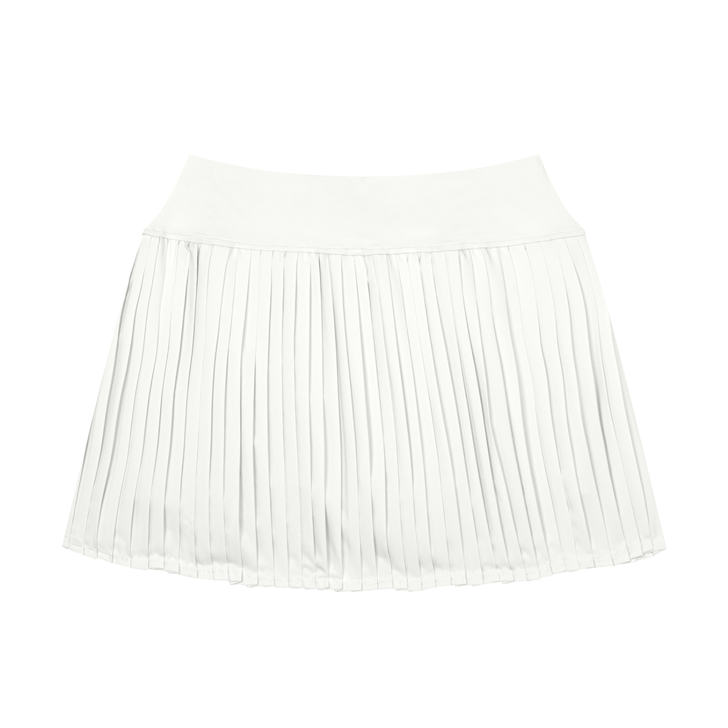 The GFG Heritage Pleated Yoga Skort — Black Crown