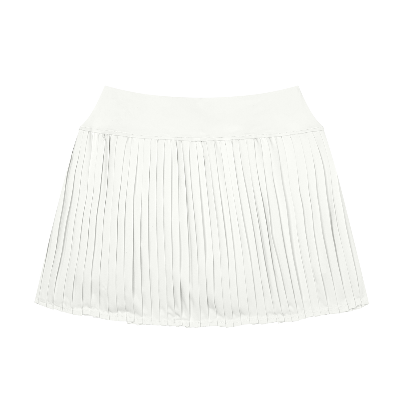 The GFG Heritage Pleated Yoga Skort — Black Crown