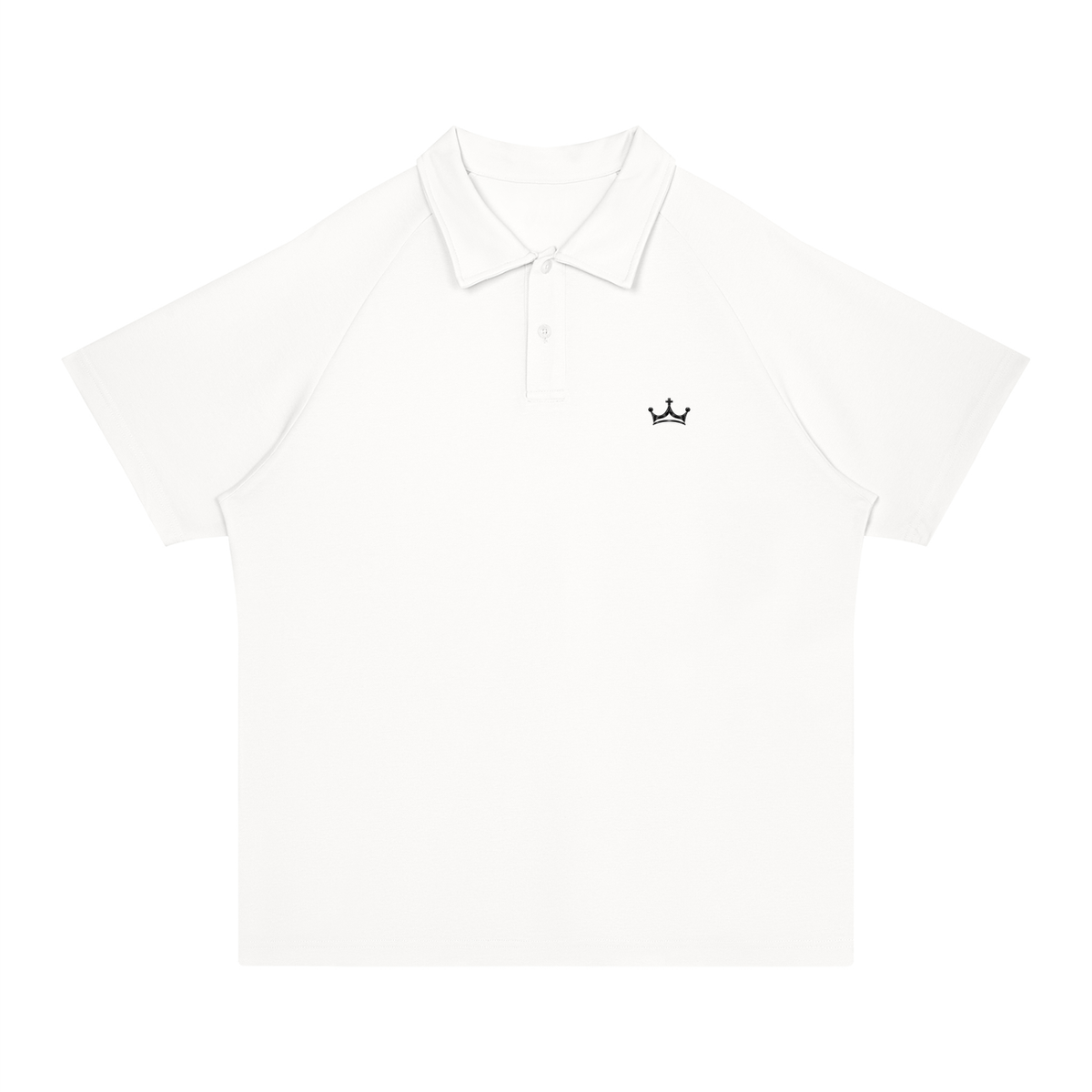 The GFG Heritage Regular-Fit Polo — Black Crown