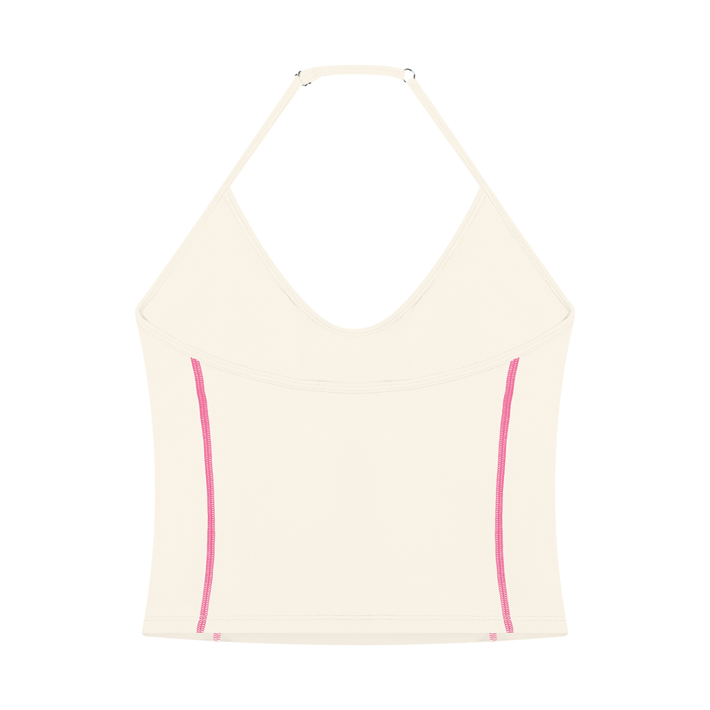 The GFG Heritage Halter Yoga Tank — Black Crown
