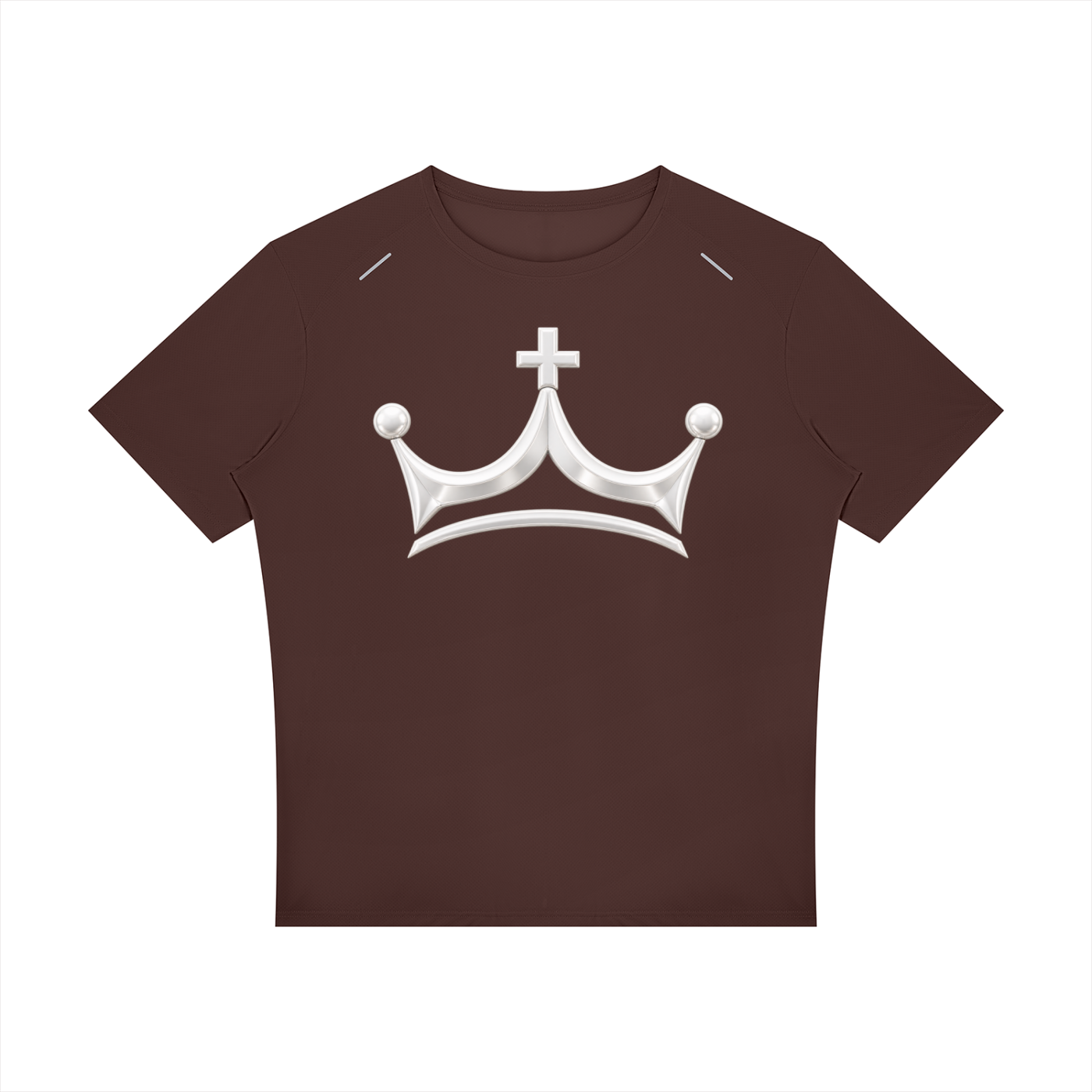 The GFG Heritage Raglan Tee — White Crown