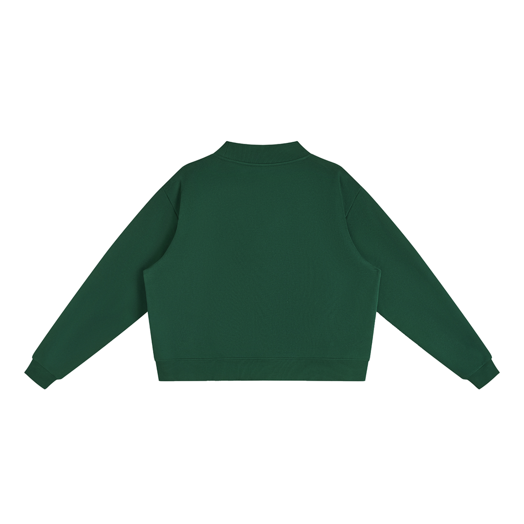 The Navy Crown Mock-Neck