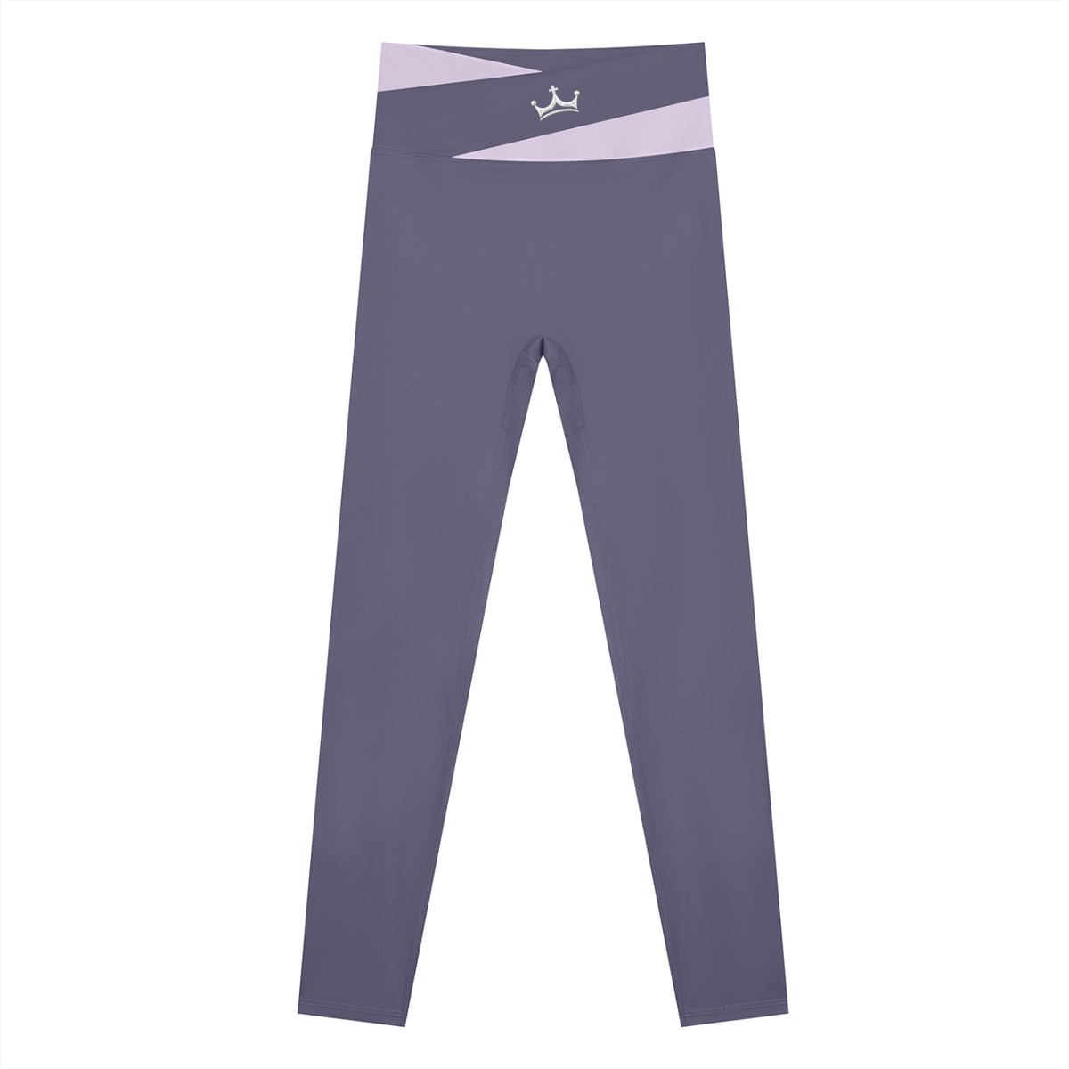 The GFG Heritage Color Block Yoga Leggings — White Crown