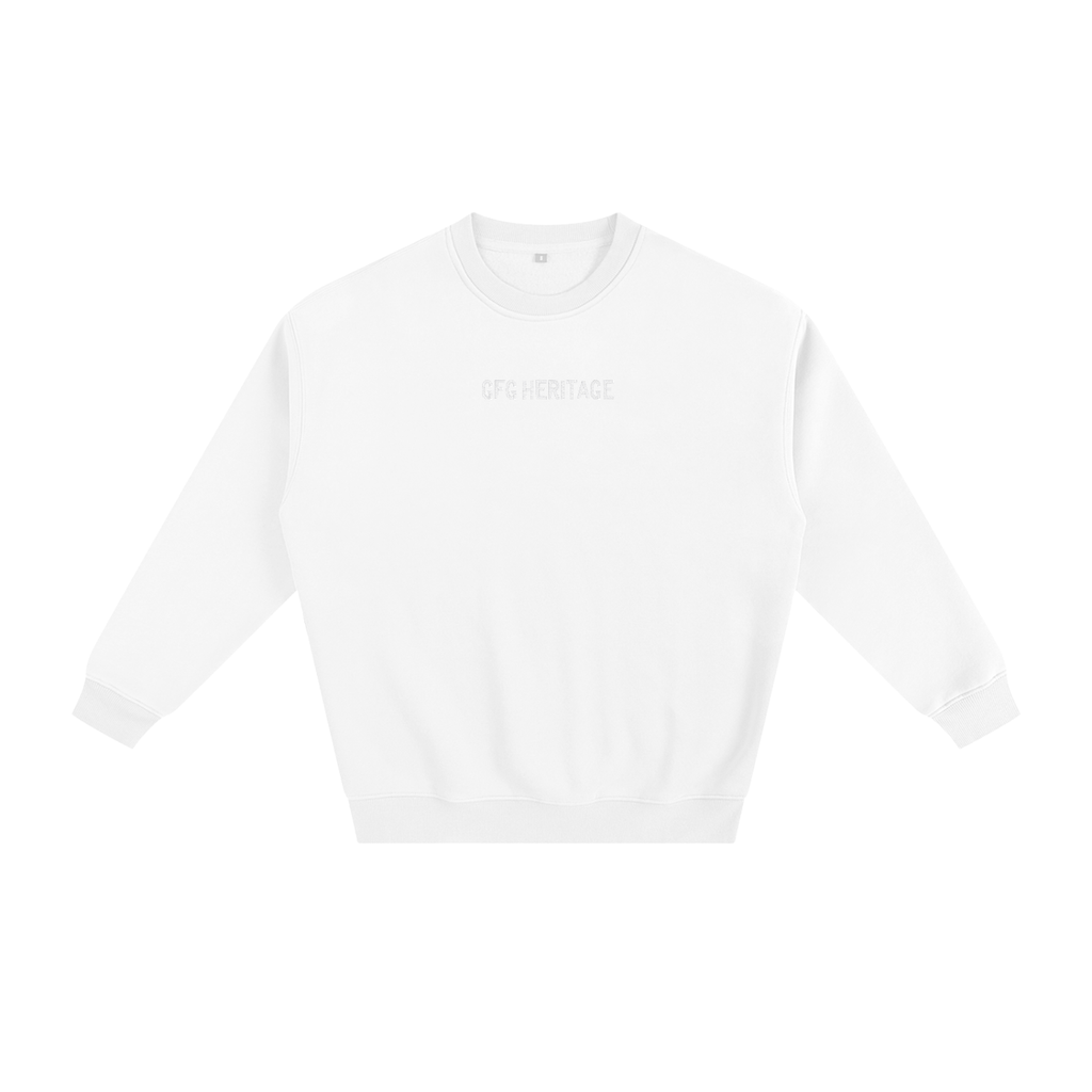 The GFG Heritage Fleeced Sweatshirt — Tonal Lettering