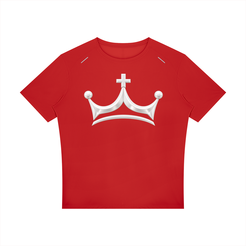 The GFG Heritage Raglan Tee — White Crown