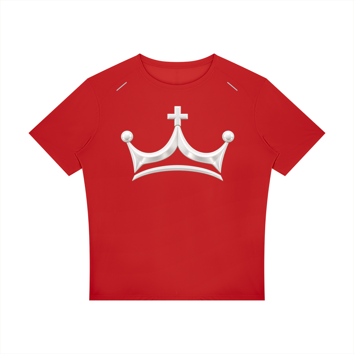 The GFG Heritage Raglan Tee — White Crown