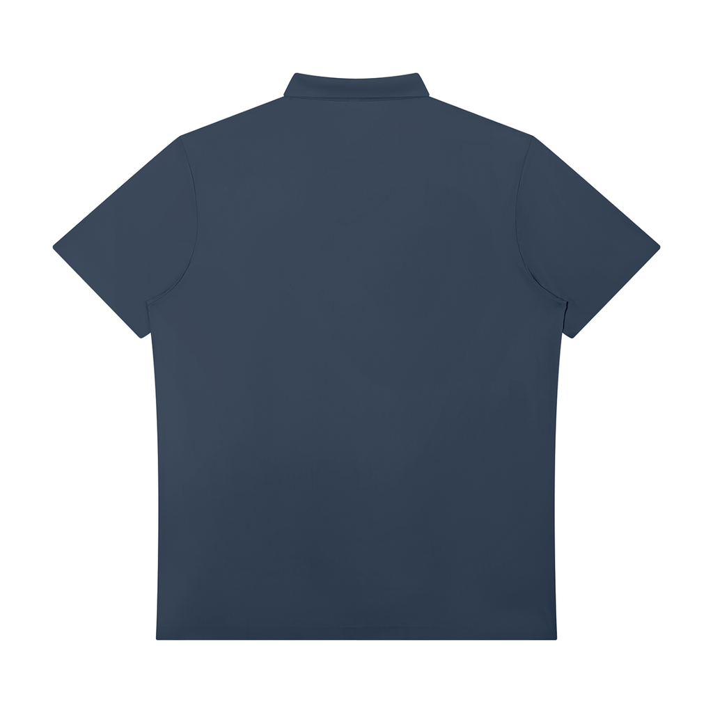 The Onyx Crown Quarter-Zip Polo