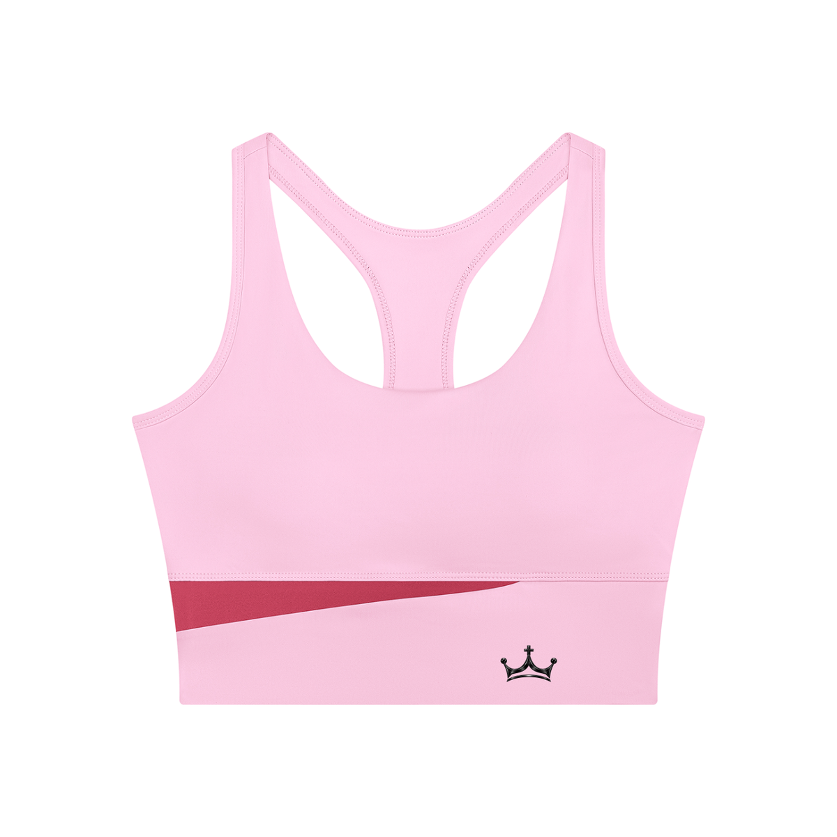 The GFG Heritage Color Block Yoga Tank — Black Crown