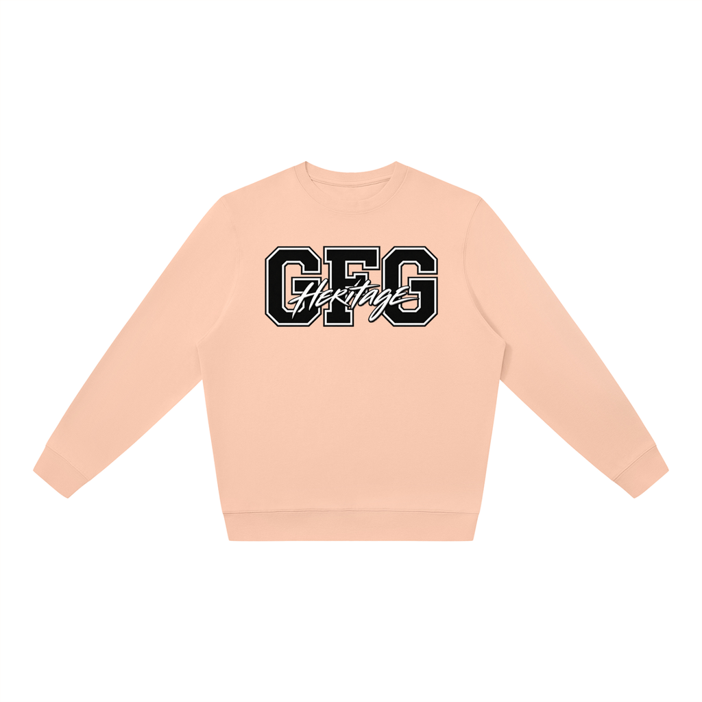 The GFG Heritage Oversized Crewneck — Varsity Lettering