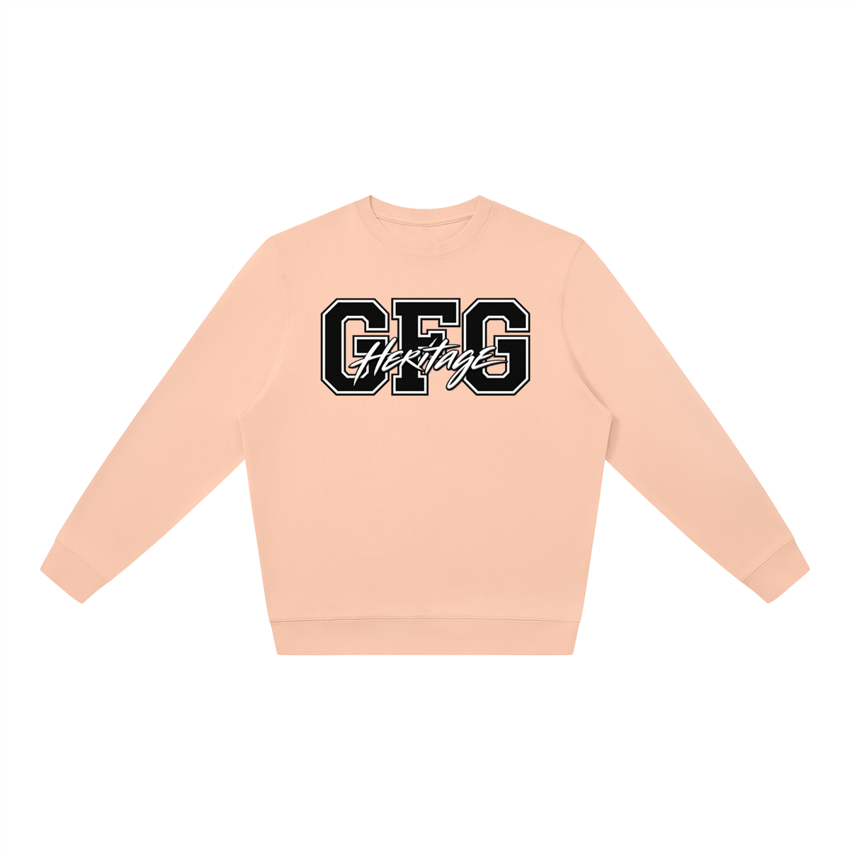 The GFG Heritage Oversized Crewneck — Varsity Lettering