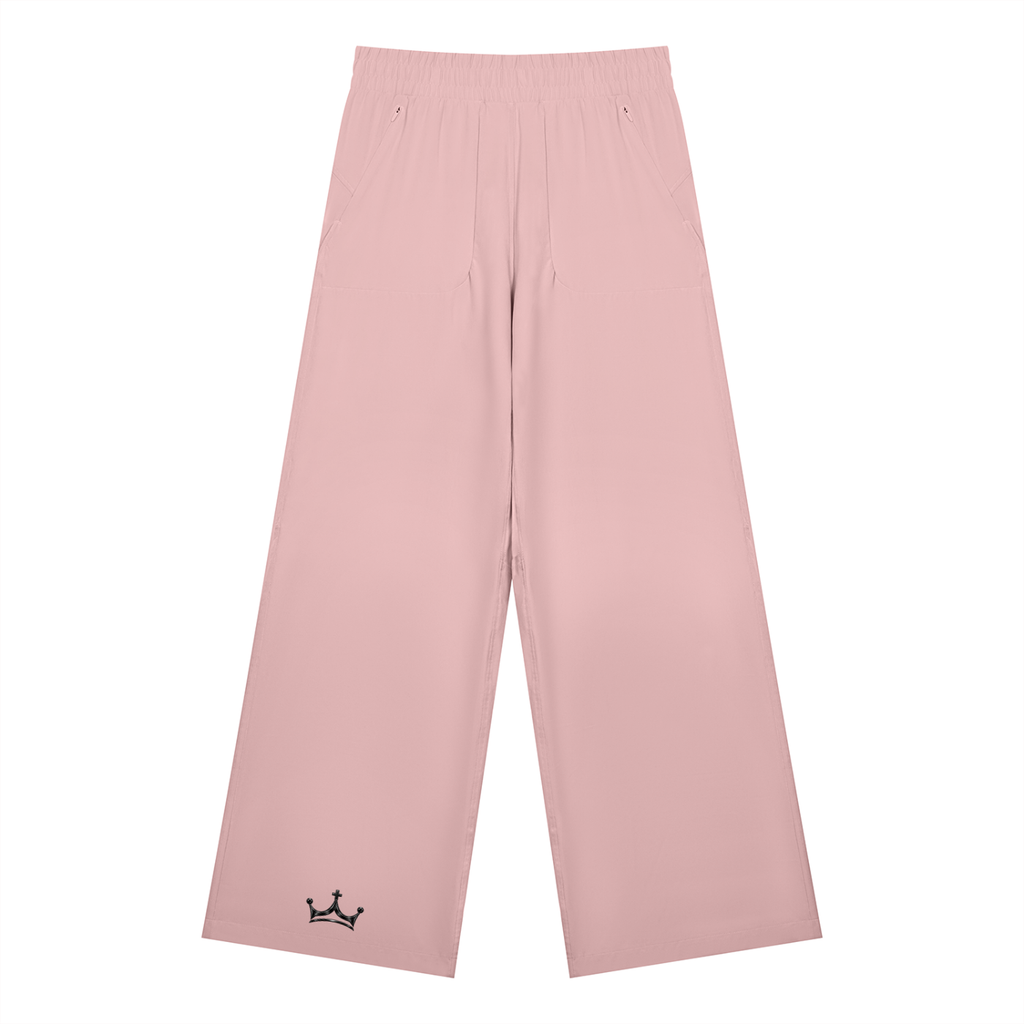 The GFG Heritage Wide Leg Yoga Pants — Black Crown