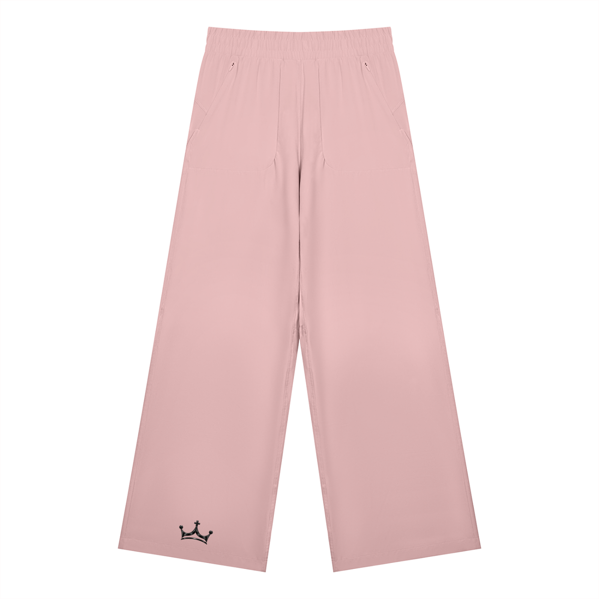The GFG Heritage Wide Leg Yoga Pants — Black Crown