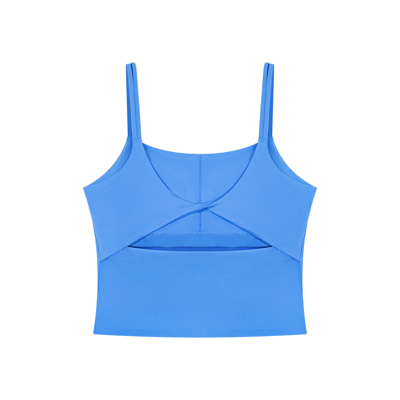 The GFG Heritage Yoga Crop Tank — White Crown