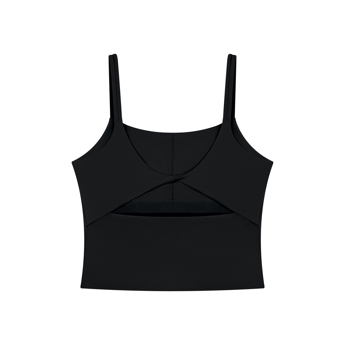 The GFG Heritage Yoga Crop Tank — White Crown