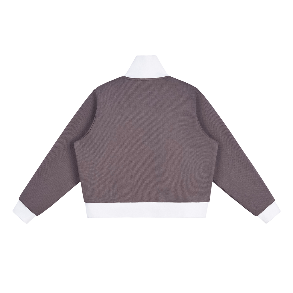 The GFG Heritage Cropped Track Jacket — White Crown