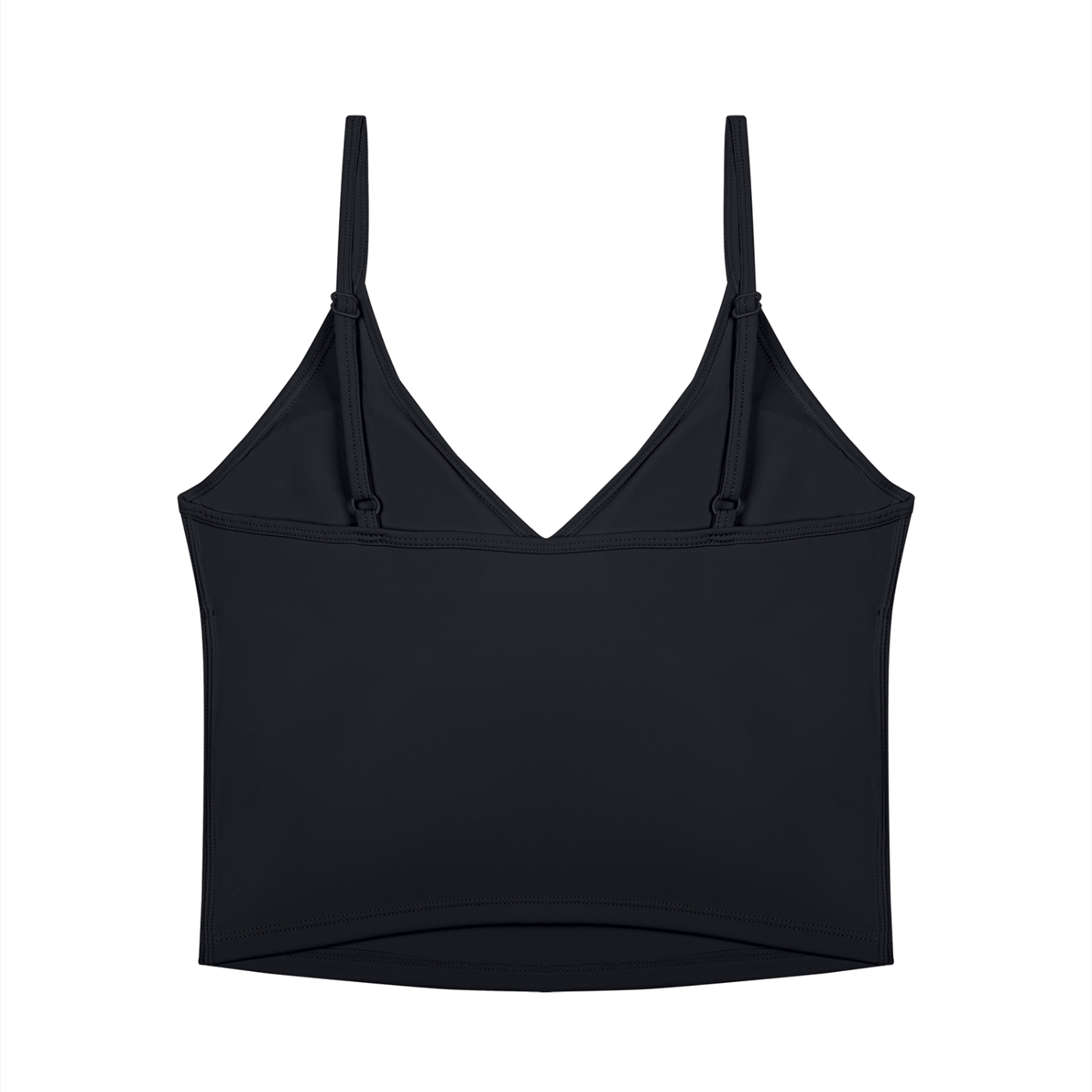 The GFG Heritage V-Neck Yoga Tank — Core Black