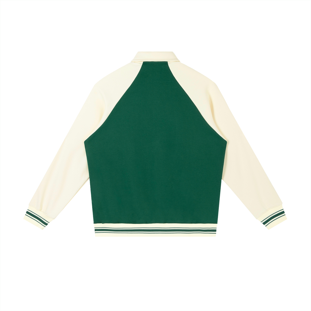 The GFG Heritage Collegiate Jacket — White Crown